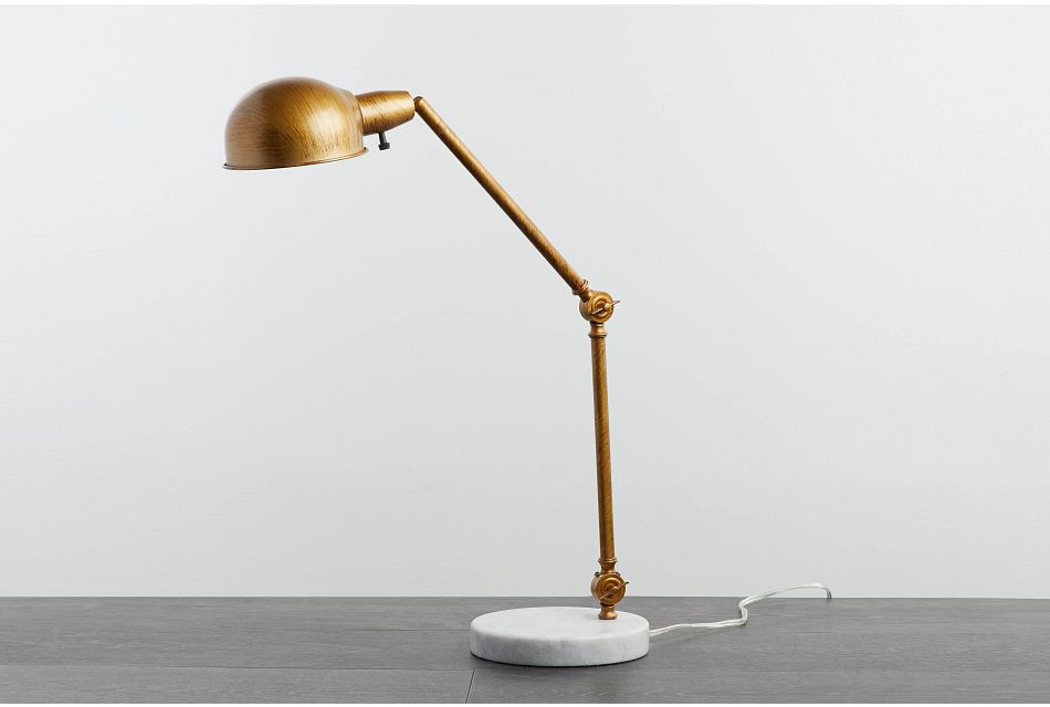 Draper Gold Desk Lamp