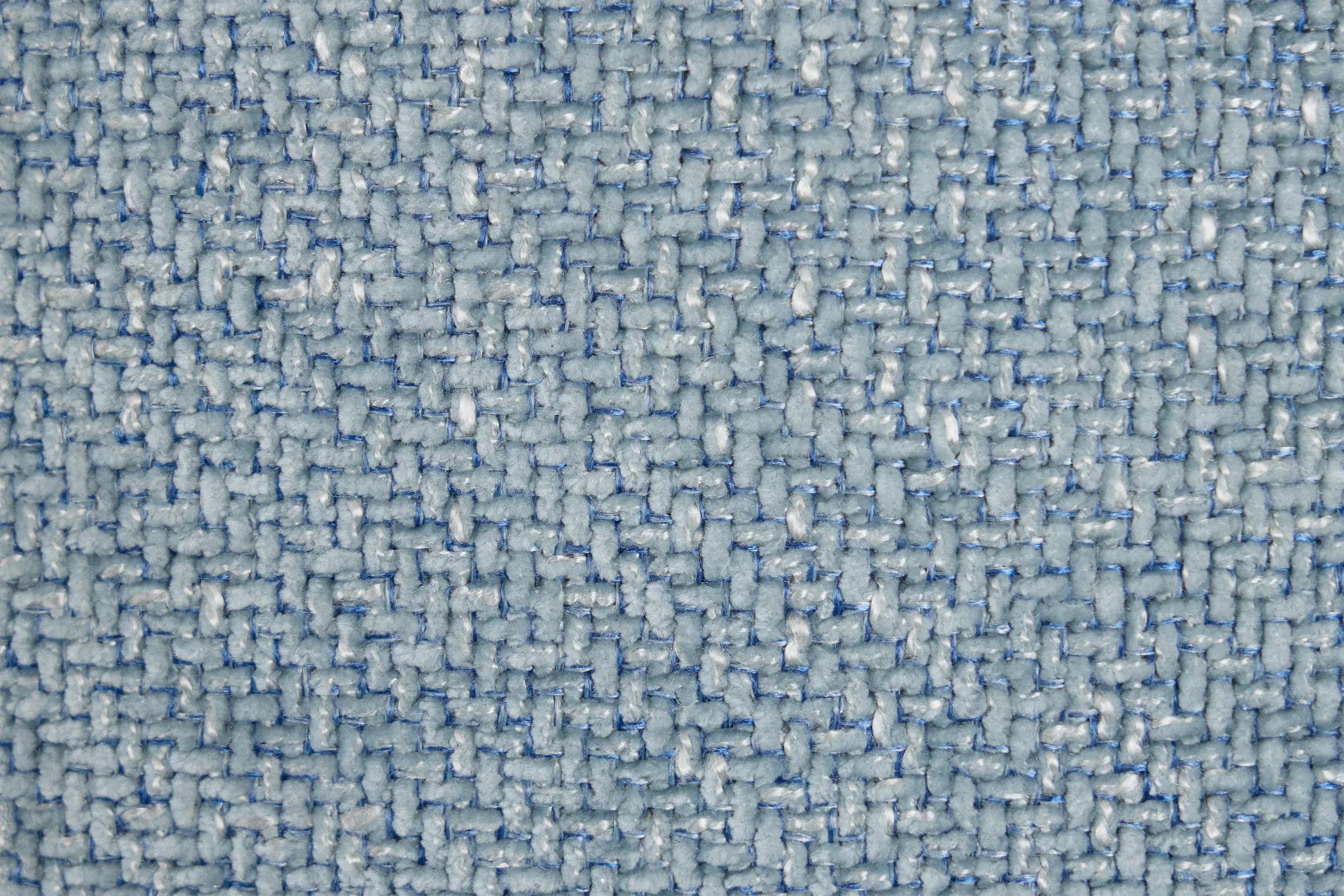 Hendrix Light Blue Fabric Large Tri Power 2 Arm Extension Chaise Sectional