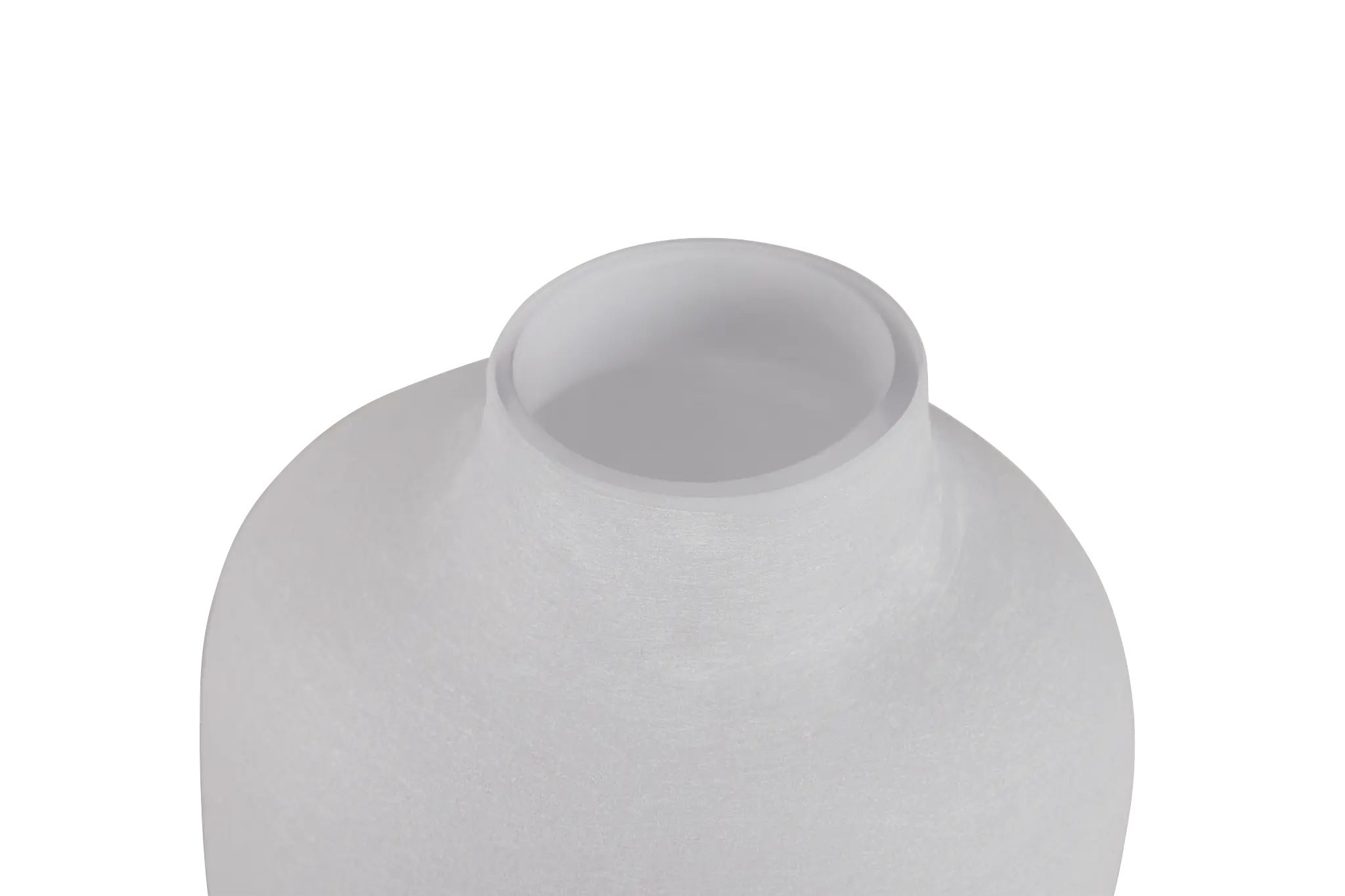 Mandy White Glass Vase Mandy White Glass Vase