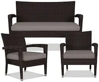 Zen Gray Outdoor Living Room Set