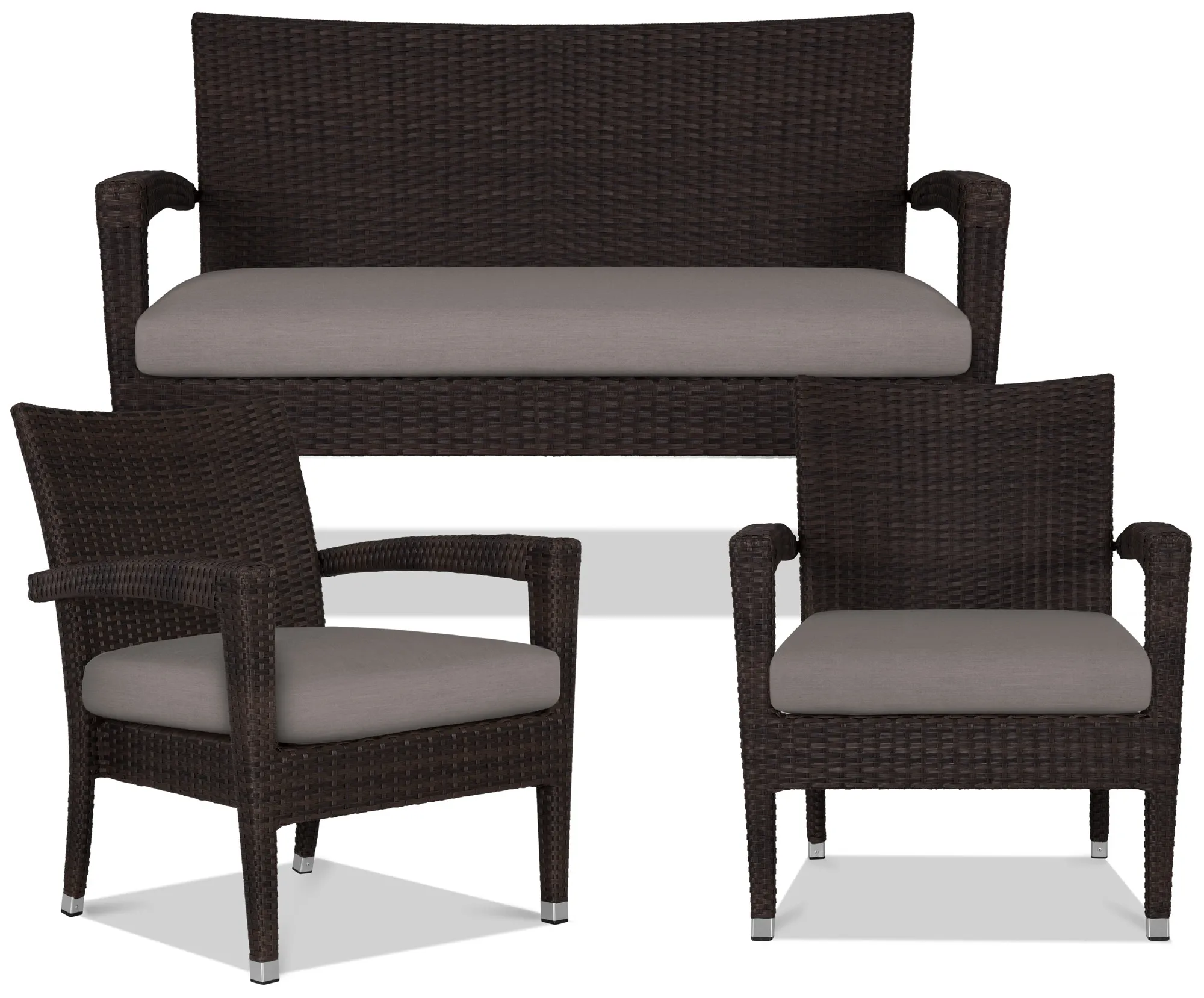 Zen Gray Outdoor Living Room Set