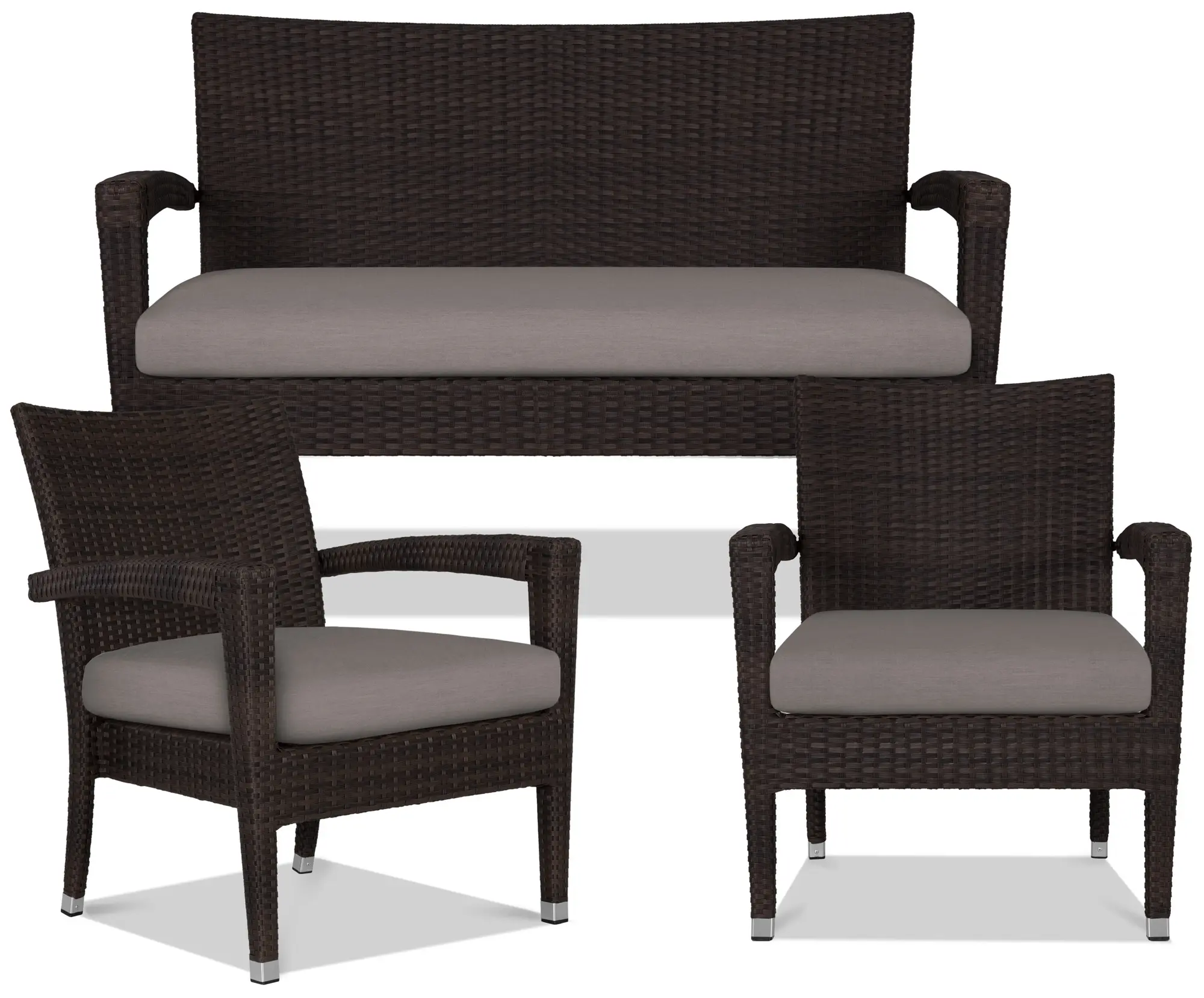 Zen Gray Outdoor Living Room Set Zen Gray Outdoor Living Room Set