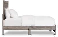 Ollie Gray Panel Bed
