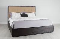 Madden Dark Tone Platform Storage Bed