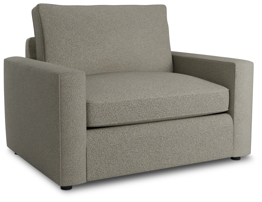 Siesta Elite Gray Fabric Cooling Memory Foam Sleeper