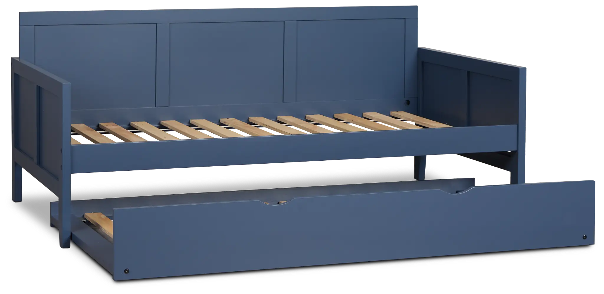 Charleston Dark Blue Panel Trundle Bed Charleston Dark Blue Panel Trundle Bed