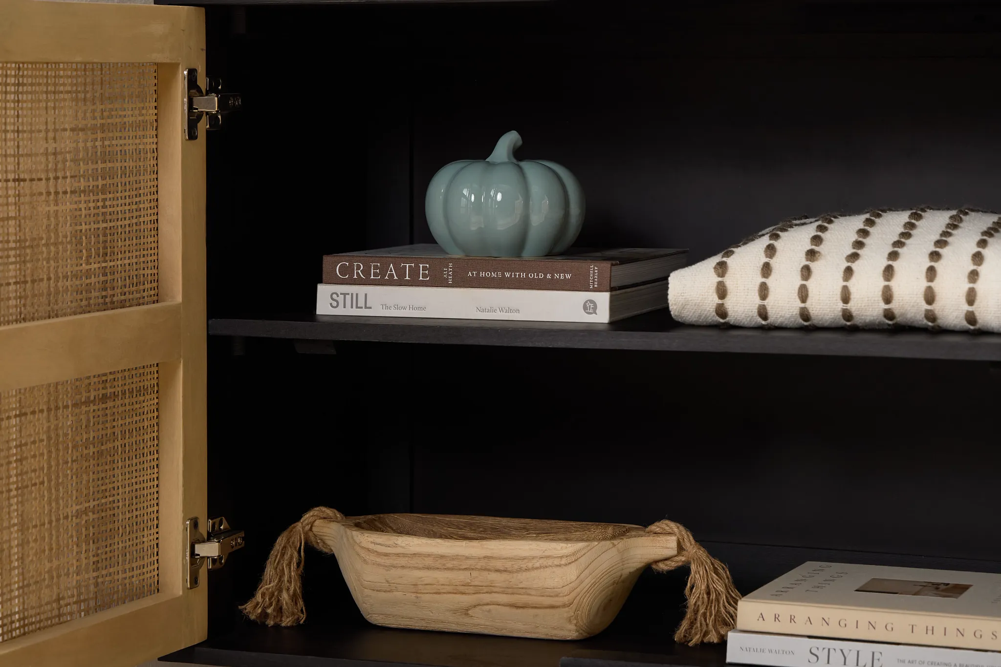 Malibu Black Credenza