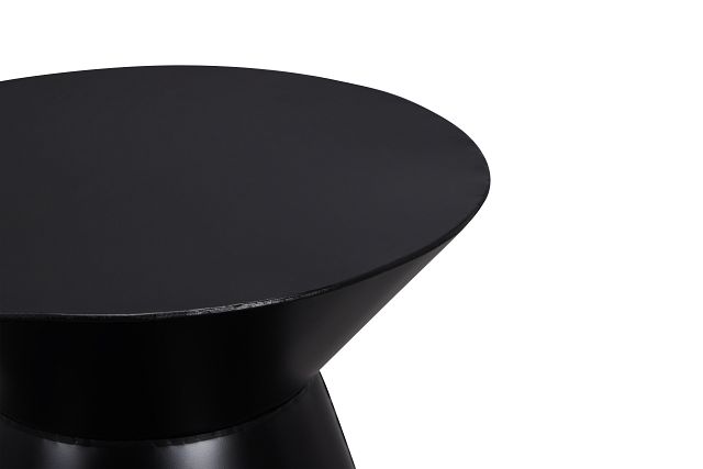 Niles Black Metal Accent Table