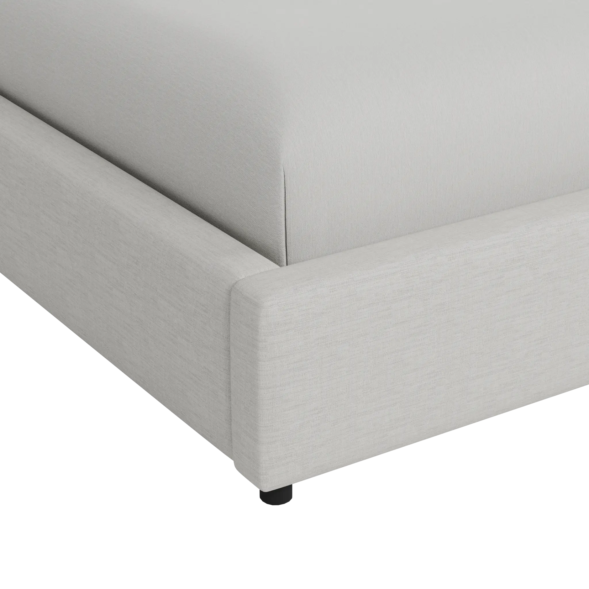 Grayton Maguire Ivory 54" Upholstered Platform Bed Grayton Maguire Ivory 54" Upholstered Platform Bed