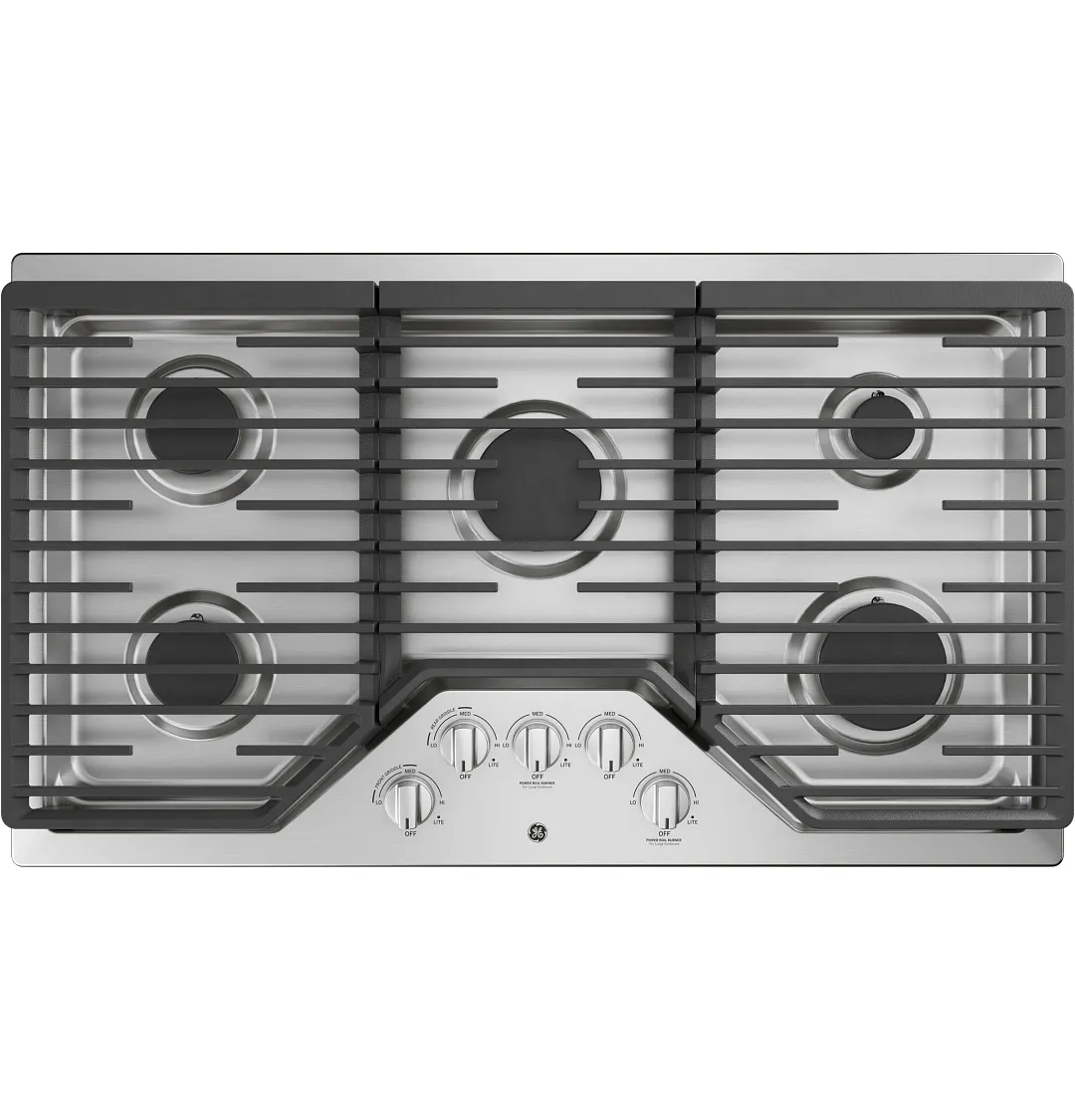 Ge 5036 Series Stainless Steel 36" Gas Cook Top