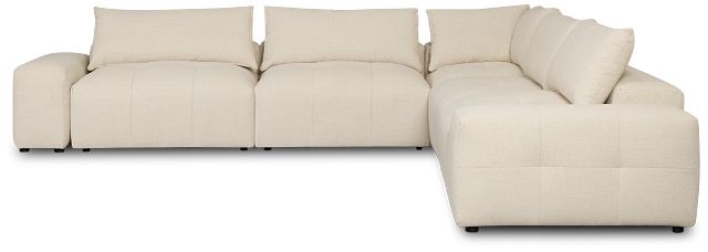 Remi Light Beige Fabric 7-piece Modular Sectional