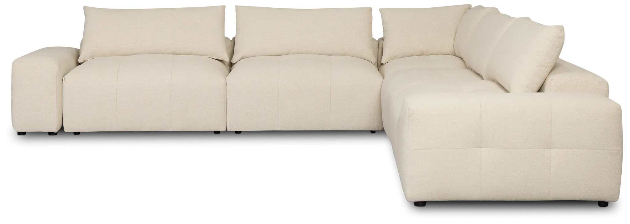 Remi Light Beige Fabric 7-piece Modular Sectional