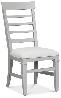 Cape Cod Gray Upholstered Side Chair