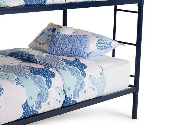Franklin Navy Metal Bunk Bed Baby, Navy Style Bunk Beds