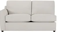 Asheville Light Taupe Cool Mfoam Two-arm Left Memory Foam Sleeper Sectional
