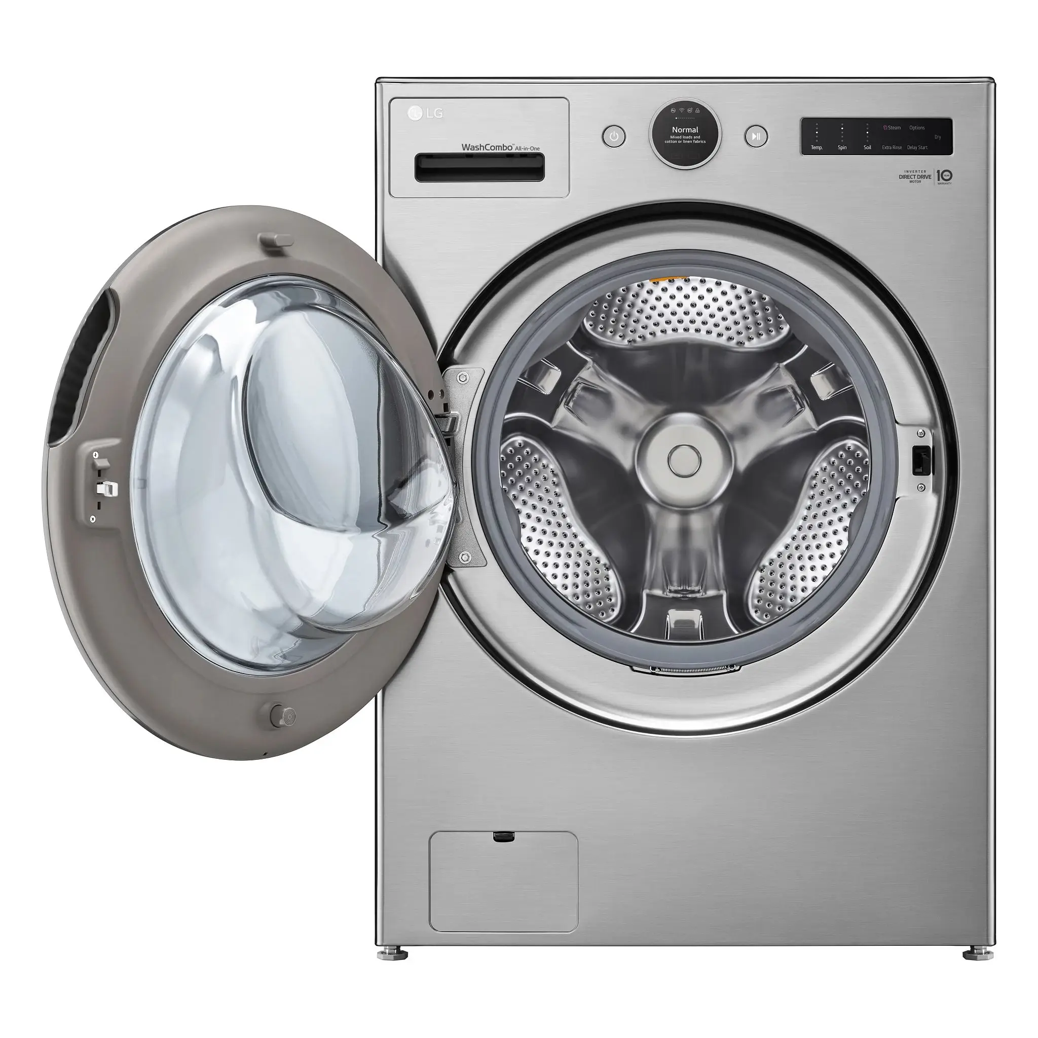 Lg 6998 Series Gray Electric Washer/dryer Combo Lg 6998 Series Gray Electric Washer/dryer Combo