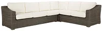 Canyon Gray White Medium Left Sectional
