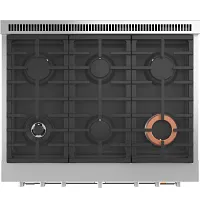 Cafe 366 Series Black 36" Gas Range