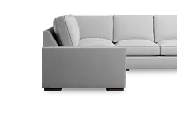 Edgewater Delray Light Gray Small Two-arm Sectional