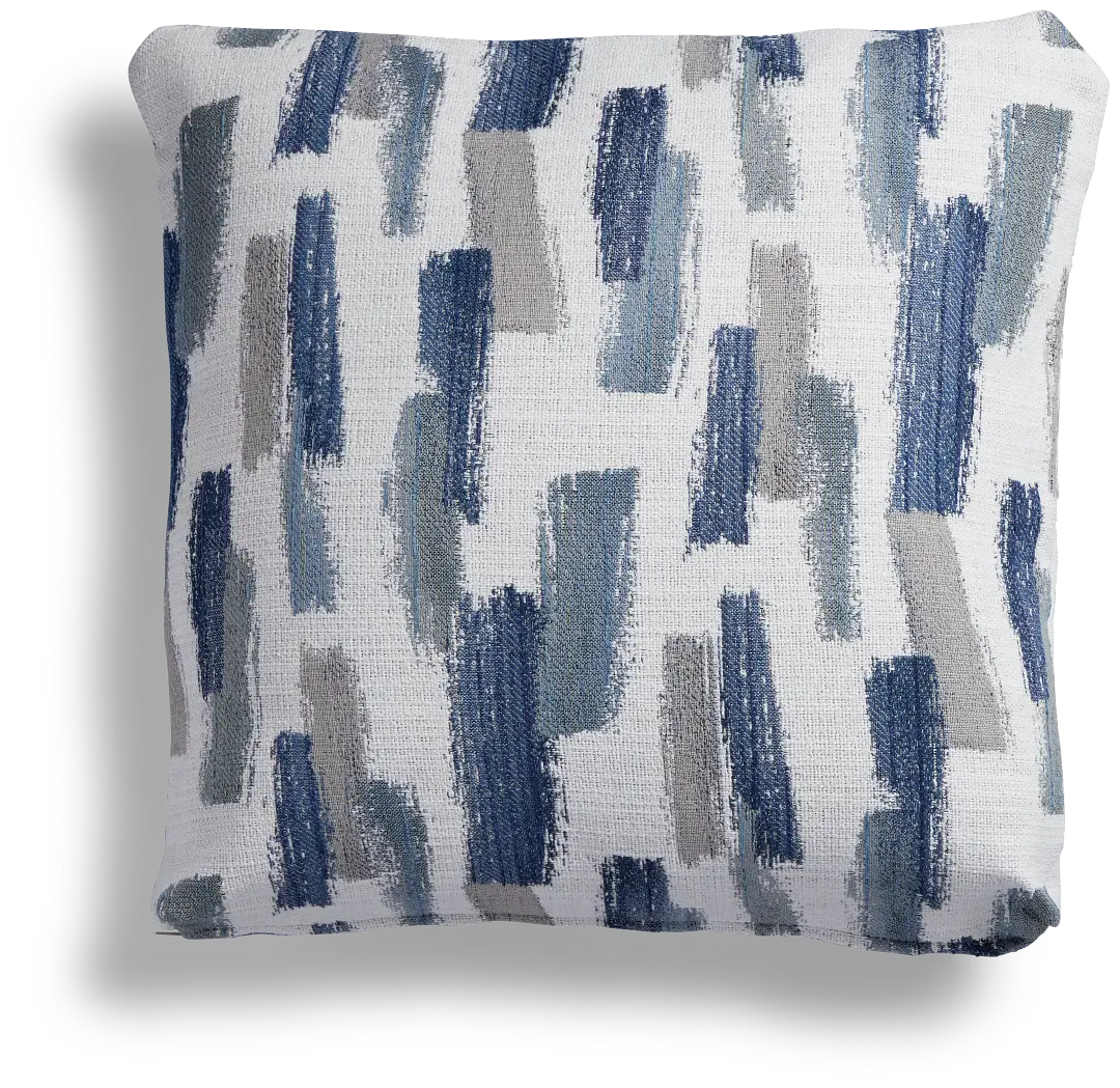 Staccato Navy 18" Accent Pillow Staccato Navy 18" Accent Pillow