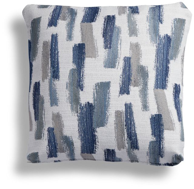 Staccato Navy 18" Accent Pillow