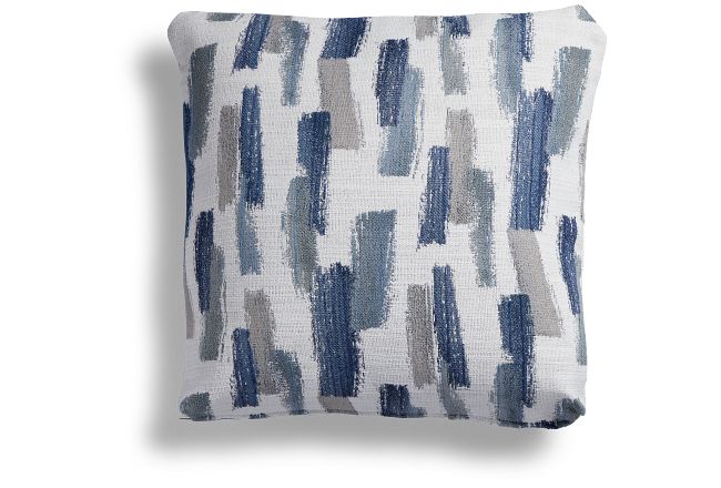 Staccato Navy 18" Accent Pillow