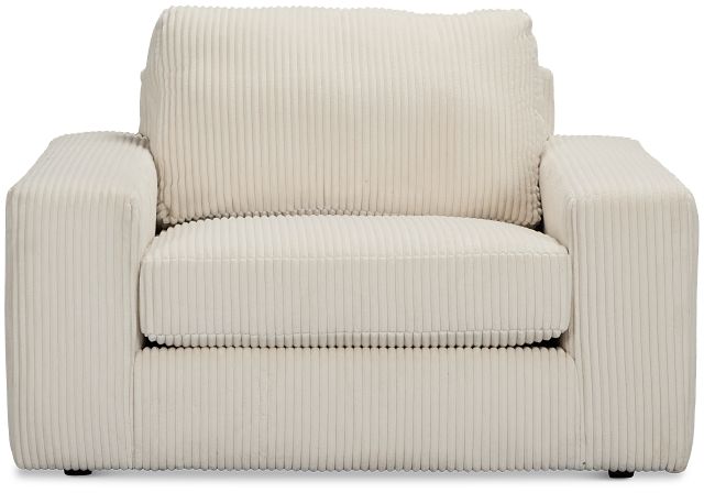 Charlie Ivory Fabric Chair