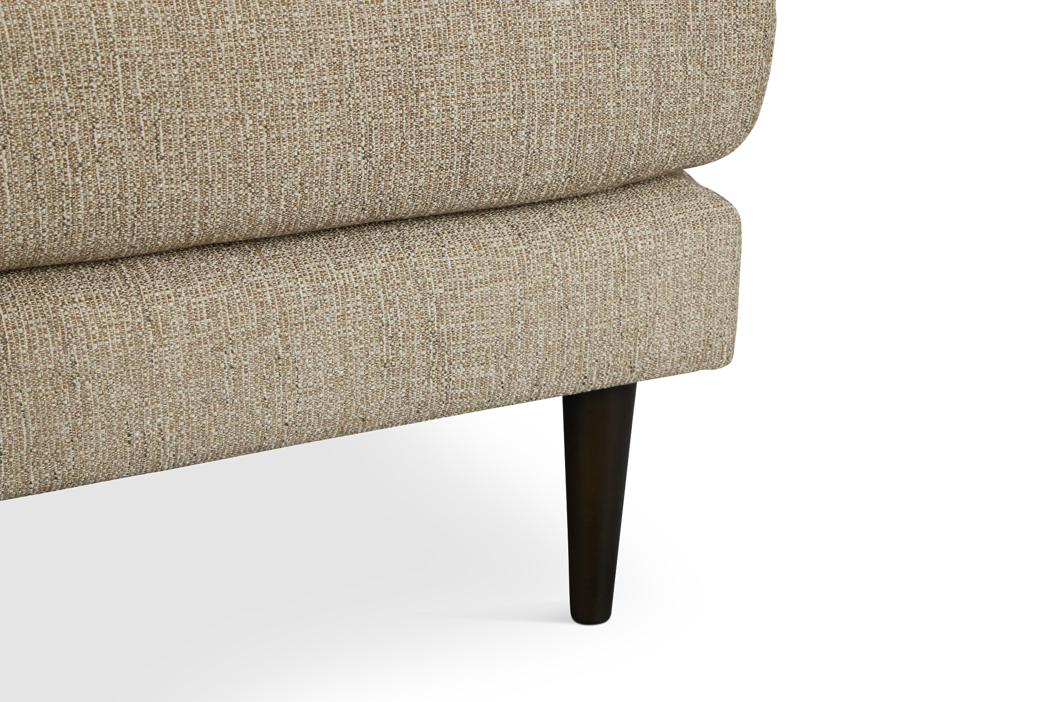 Easton Brown Fabric Ottoman