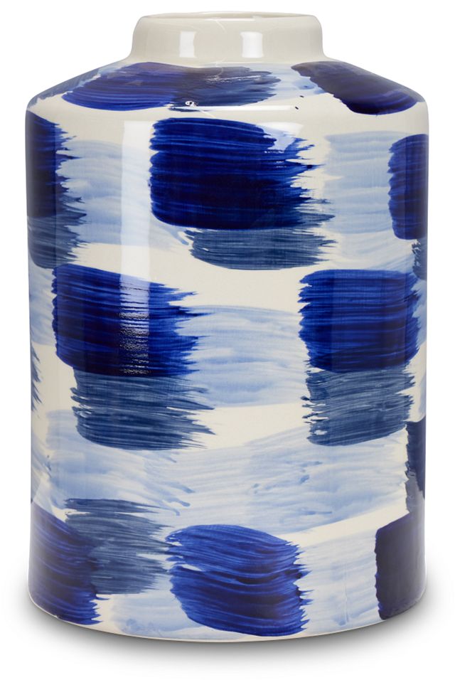 Alula3 Large Dk Blue Jar