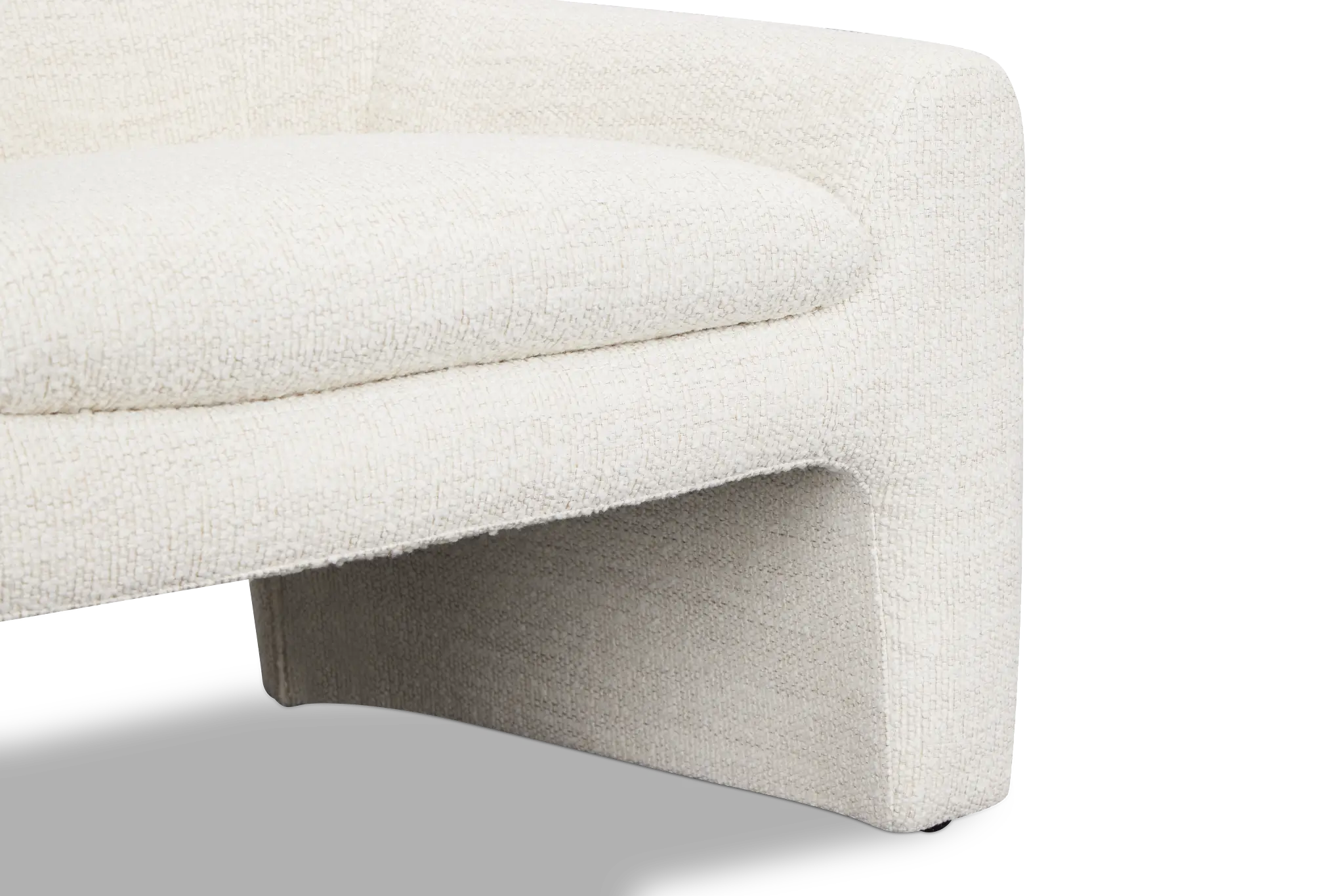Carter White Fabric Accent Chair Carter White Fabric Accent Chair