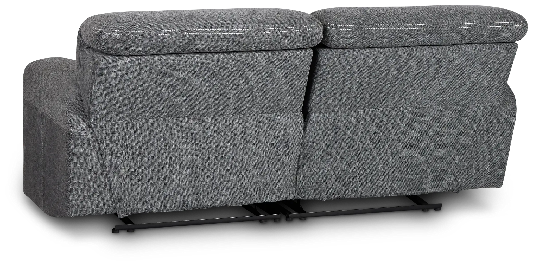 Callum Dark Gray Fabric Reclining Sofa Callum Dark Gray Fabric Reclining Sofa