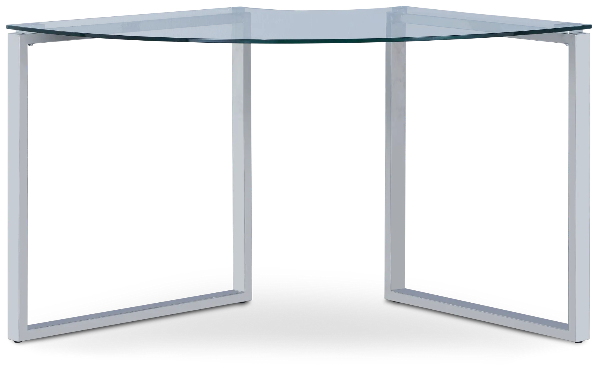 Olympia 40" Glass Corner Desk Olympia 40" Glass Corner Desk