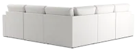 Citymod White Fabric Small Two-arm Sectional