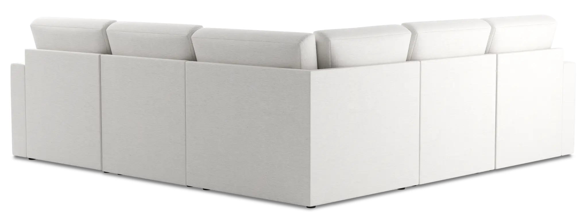 Citymod White Fabric Small Two-arm Sectional Citymod White Fabric Small Two-arm Sectional