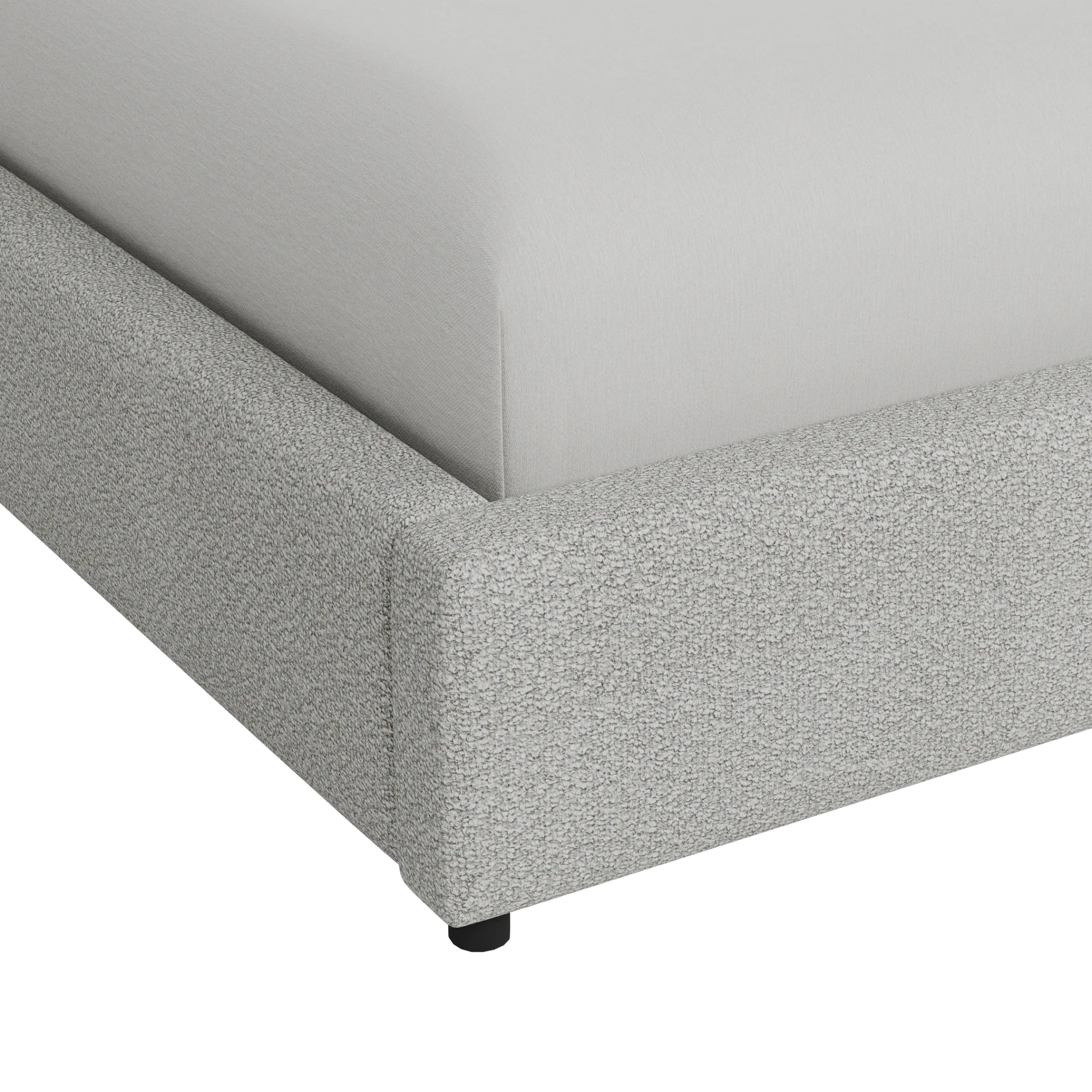 Grayton Sutton 54" Upholstered Platform Bed