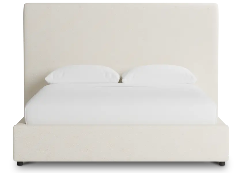 Grayton Gellar White 54" Upholstered Shelter Bed Grayton Gellar White 54" Upholstered Shelter Bed