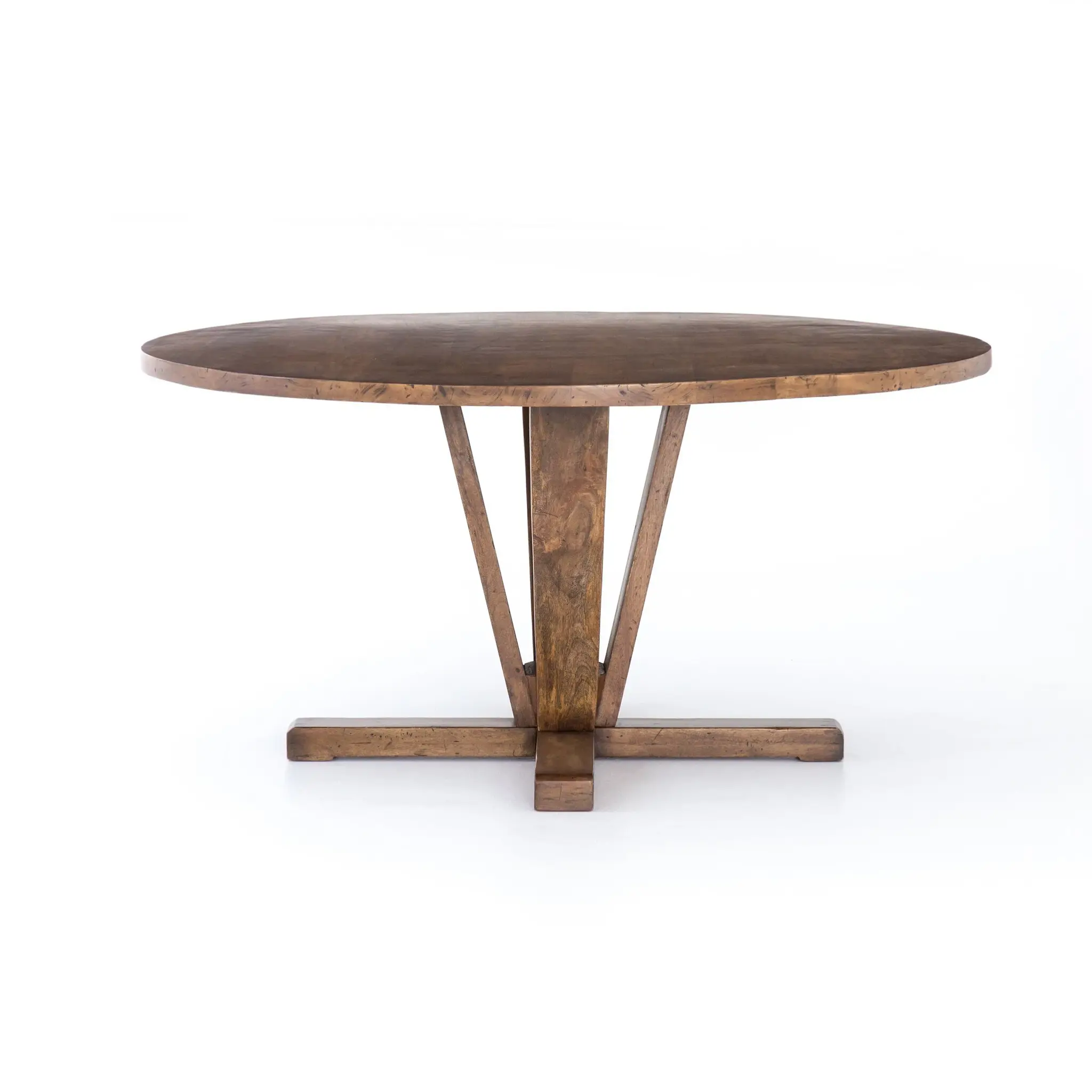 Four Hands Curt Mid Tone Round Table Four Hands Curt Mid Tone Round Table