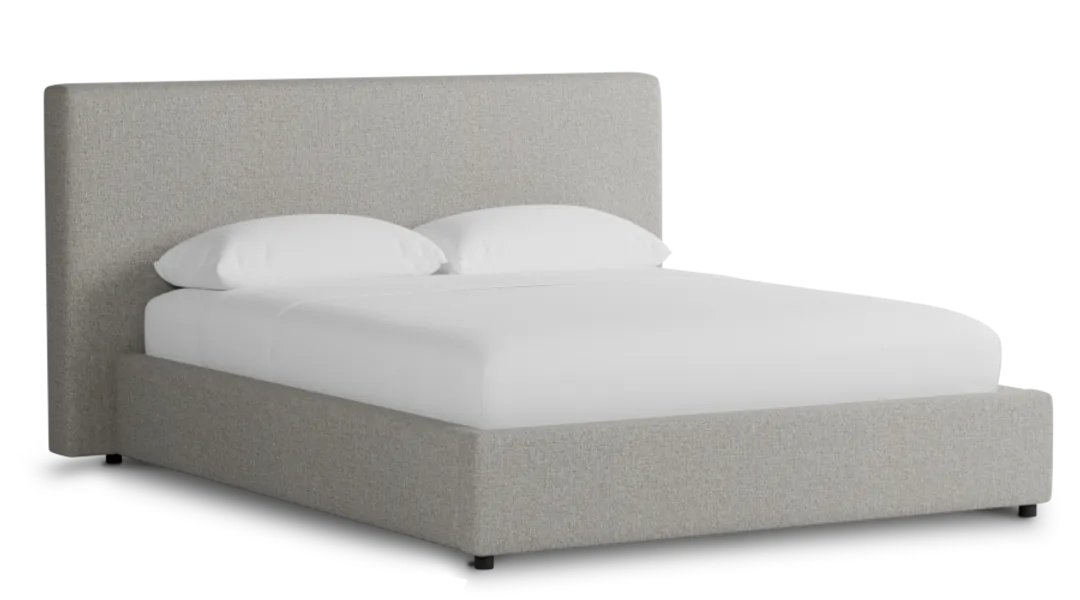 Grayton Elevation Khaki 44" Upholstered Platform Bed