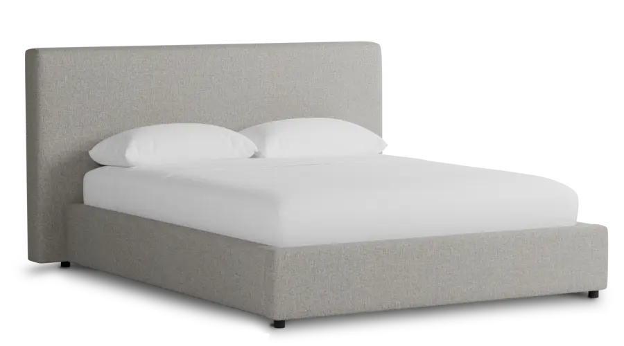 Gayton Elavation Khaki 44" Upholstered Platform Bed Gayton Elavation Khaki 44" Upholstered Platform Bed
