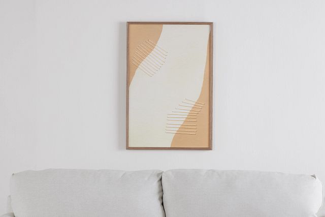 Nevaeh Dark Brown Framed Wall Art