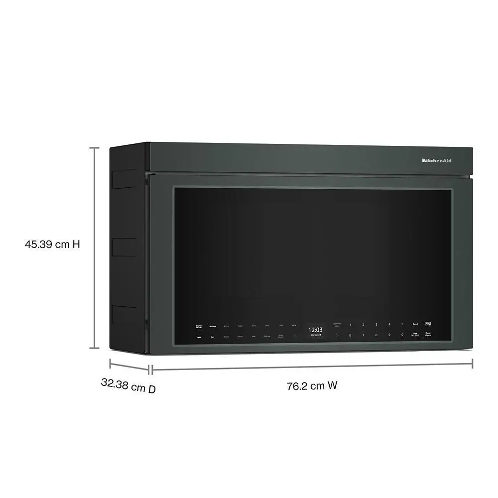 Kitchenaid 530 Series Green Over-the-range Microwave Kitchenaid 530 Series Green Over-the-range Microwave