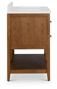 Alden Mid Tone 60" Double Bathroom Vanity