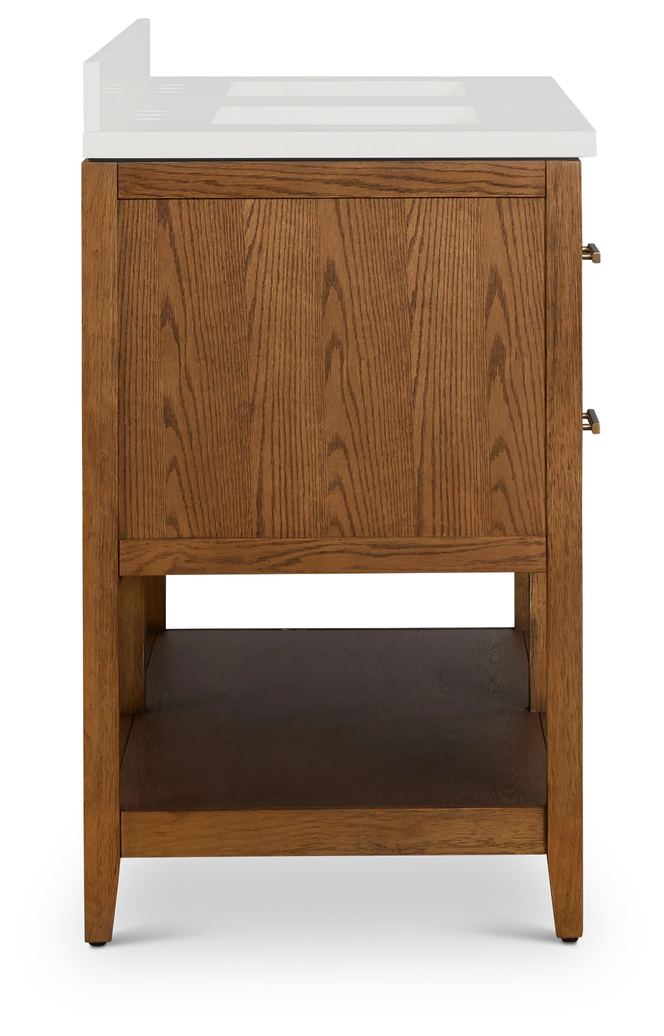 Alden Mid Tone 60" Double Bathroom Vanity