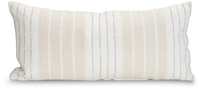 Jodie Ivory Lumbar Accent Pillow