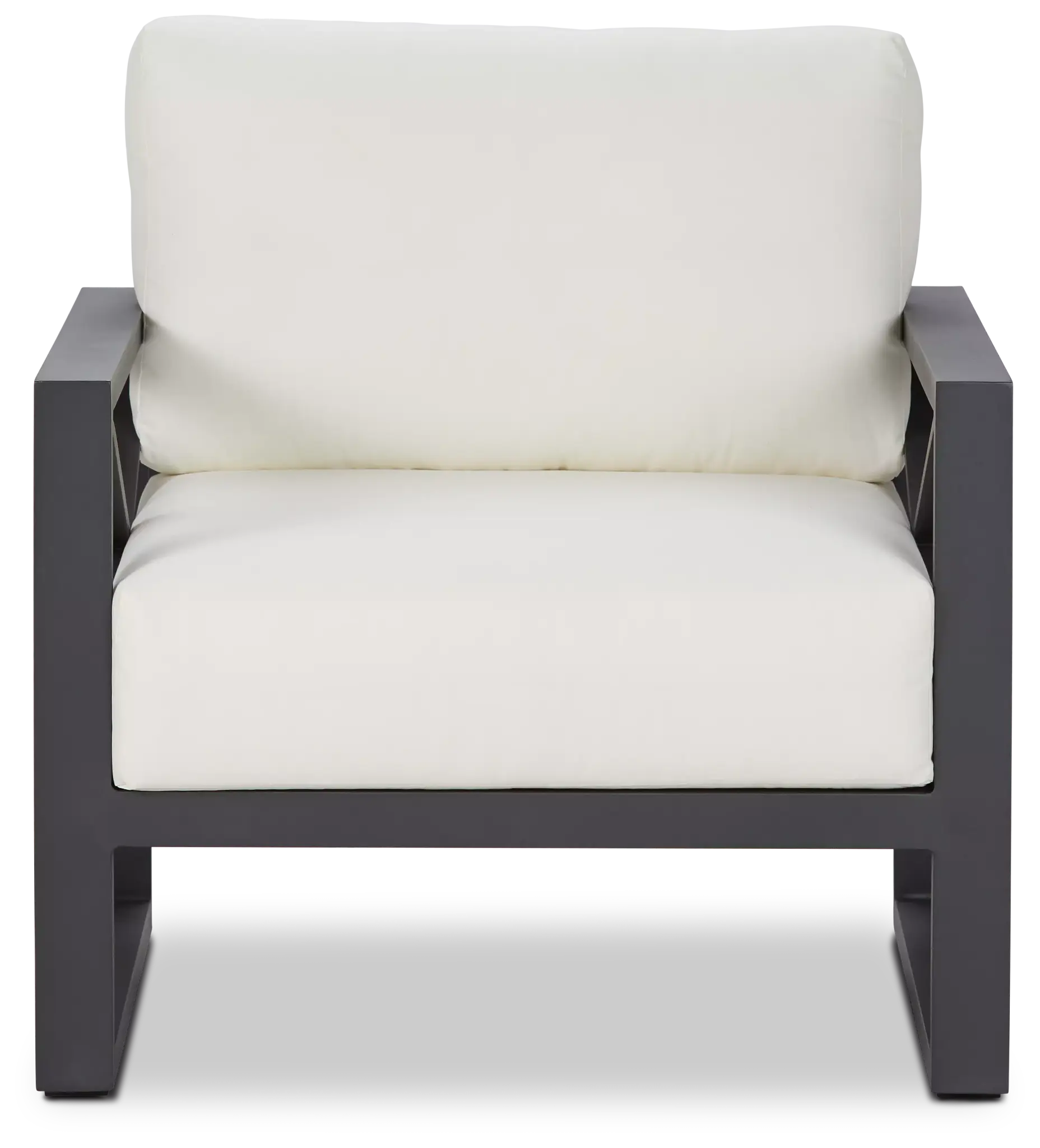 Linear Dark Gray White Aluminum Chair Linear Dark Gray White Aluminum Chair