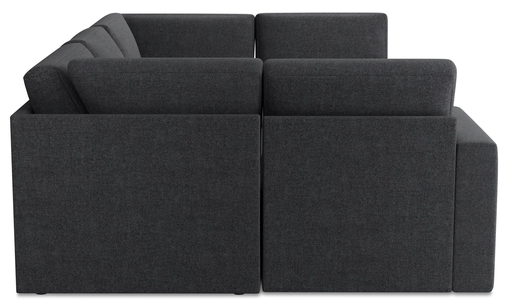 Citymod Dark Gray Fabric 6-piece Pit Sectional