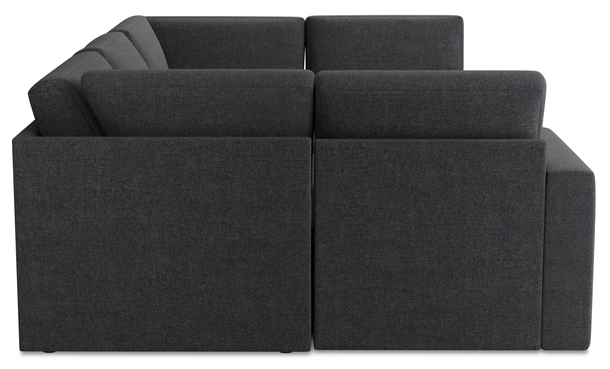 Citymod Dark Gray Fabric 6-piece Pit Sectional Citymod Dark Gray Fabric 6-piece Pit Sectional