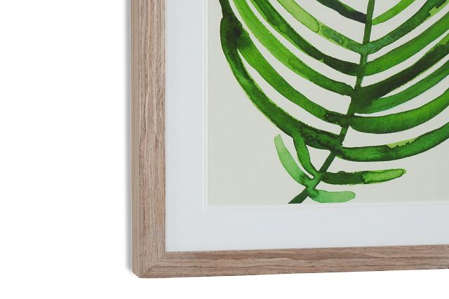 Frond Green Framed Wall Art