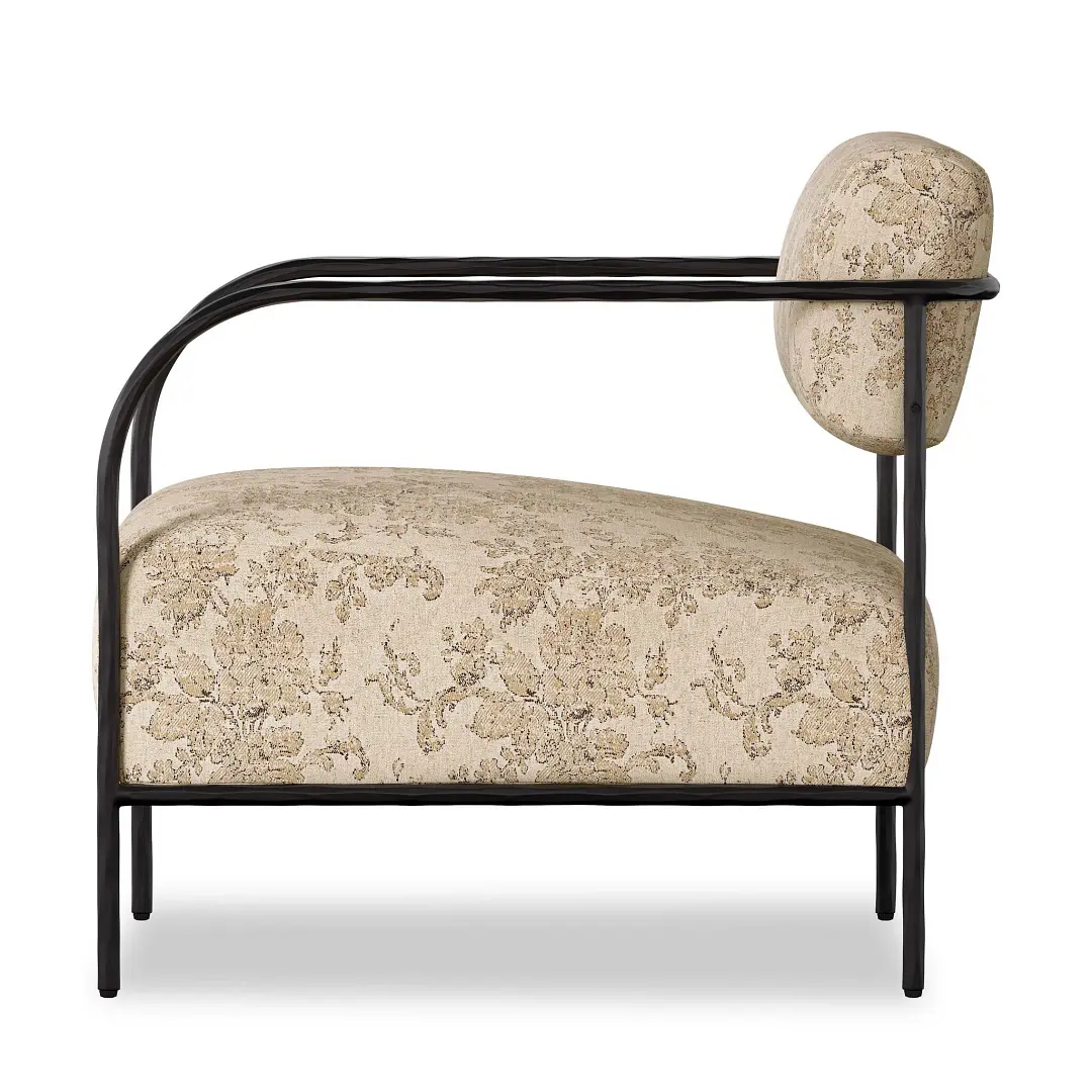 Four Hands Zoro Beige Fabric Accent Chair Four Hands Zoro Beige Fabric Accent Chair