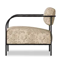 Four Hands Zoro Beige Fabric Accent Chair